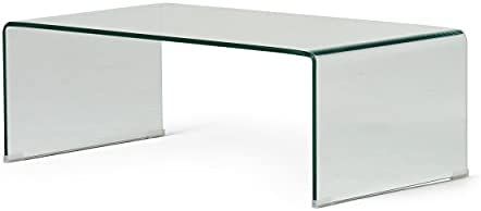 Christopher Knight Home Pazel 12mm Tempered Glass Coffee Table, Clear | Amazon (US)