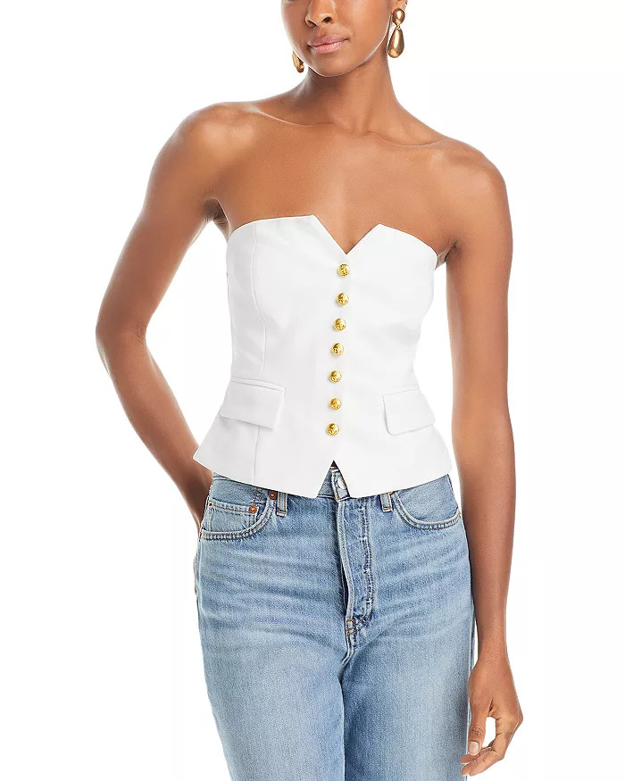 AQUA Strapless Sailor Top - 100% Exclusive Women - Bloomingdale's | Bloomingdale's (US)