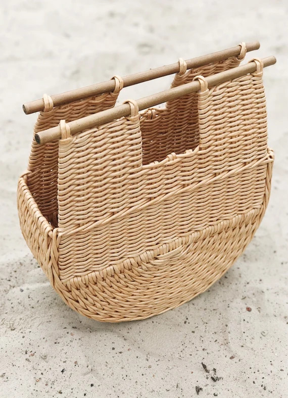 Wicker Bag Straw bag Straw handbag Straw basket Beach bag | Etsy | Etsy (US)