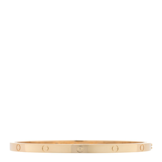 18K Yellow Gold Small LOVE Bracelet 17 | FASHIONPHILE (US)