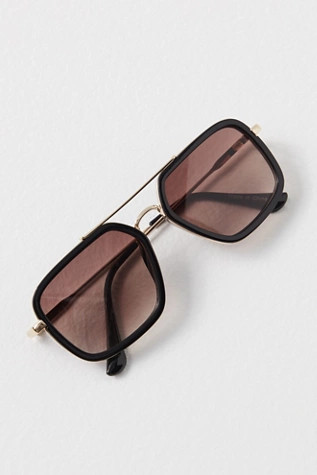 Luna Classic Aviator Sunglasses | Free People (Global - UK&FR Excluded)