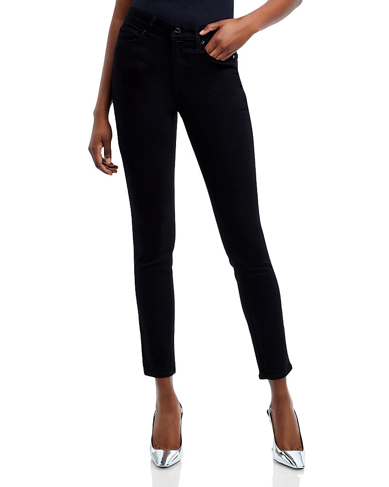 Paige Hoxton High Rise Ankle Skinny Jeans in Black Shadow - Exclusive | Bloomingdale's (US)
