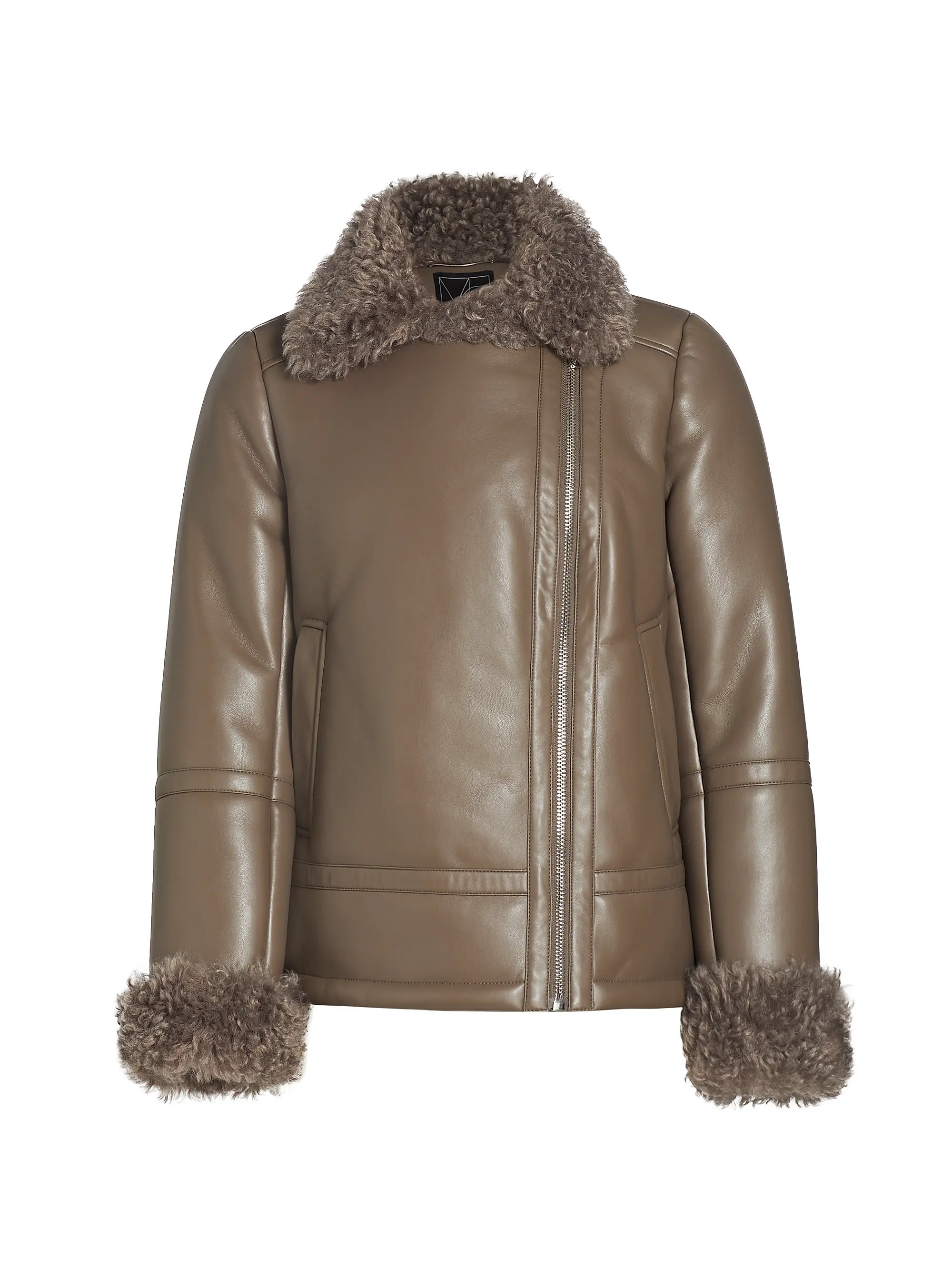 Mercer Collective Thea Faux Leather Moto Jacket | Saks Fifth Avenue | Saks Fifth Avenue