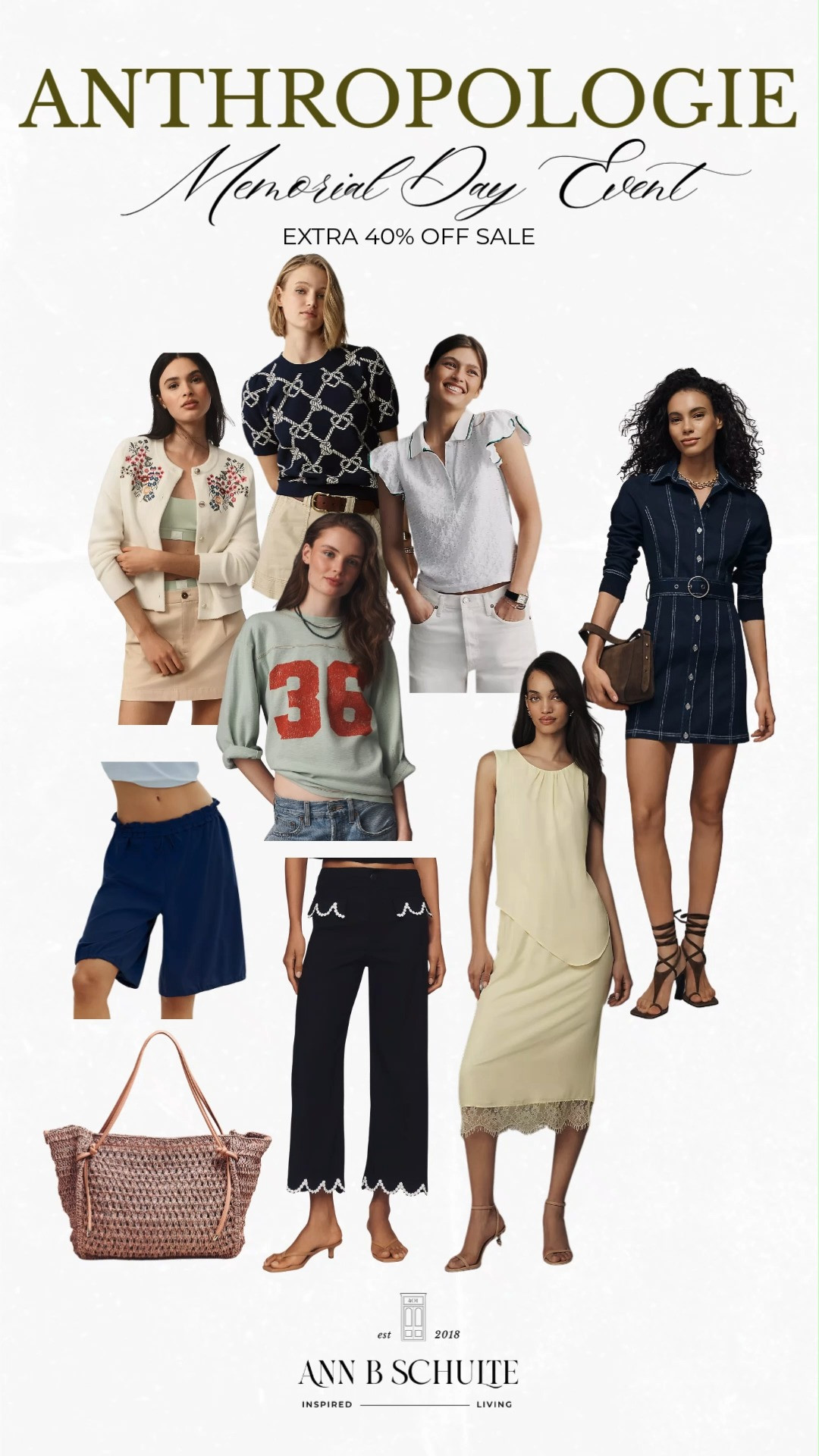Anthropologie’s Memorial Day sale is serving dreamy finds and artsy favorites with an extra 40% off sale styles for the cutest seasonal refresh. 🌸🛍️✨ #Anthropologie #MemorialDaySale #BohoStyle #WomensFashion #HomeDecor #SummerStyle #ChicFashion #LifestyleFinds #LTKsale #FashionDeals 

 #LTKootd #LTKSaleAlert