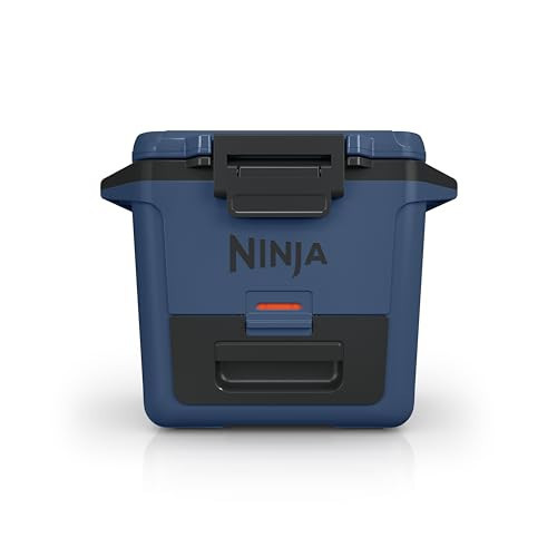 Ninja FB131BL FrostVault 30qt Hard Cooler with Dry Zone, Integrated Fridge-Temp Dry Storage Drawer, Premium Heavy-Duty Insulated Cooler, Keeps Ice for Days, Lakeshore Blue | Amazon (US)