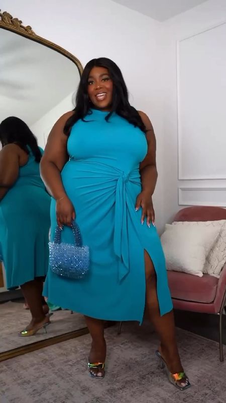 If I like it, I’ll just grab it in a different color…. Okay, maybe all the colors🤭 This dress is just too good, I had to!!

I’m wearing an XXL with spanx.

#plussizefashion #walmartfashion 
spring dresses, wedding guest dress, graduation dress, summer outfit inspo, style guide, plus size fashion, walmart, sale alert

#LTKsalealert #LTKfindsunder50 #LTKplussize