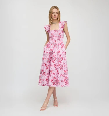 The Ellie Nap Dress - Pink Delft Bouquet Pink Delft Bouquet / L | Hill House Home US
