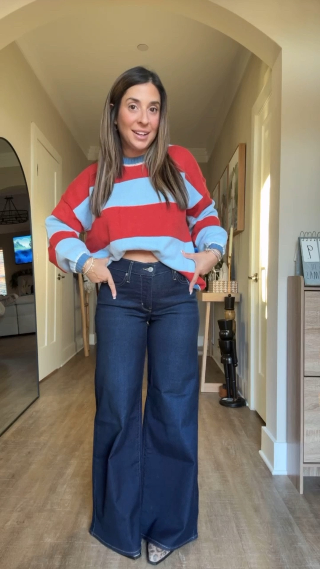 You guys, I cannot get over this freaking sweater. I seriously have a problem where I NEED every single color in this. The quality is phenomenal and the color ways are all so good. If you haven’t gotten this yet, you are completely missing out. It’s so, so good. 
Affordable winter outfit inspo, casual mom outfit inspo 

#LTKFindsUnder50 #LTKPetite #LTKMidsize