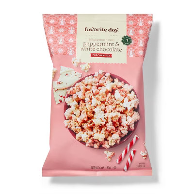 Christmas Peppermint and White Choc bark Popcorn - 6oz - Favorite Day™ | Target