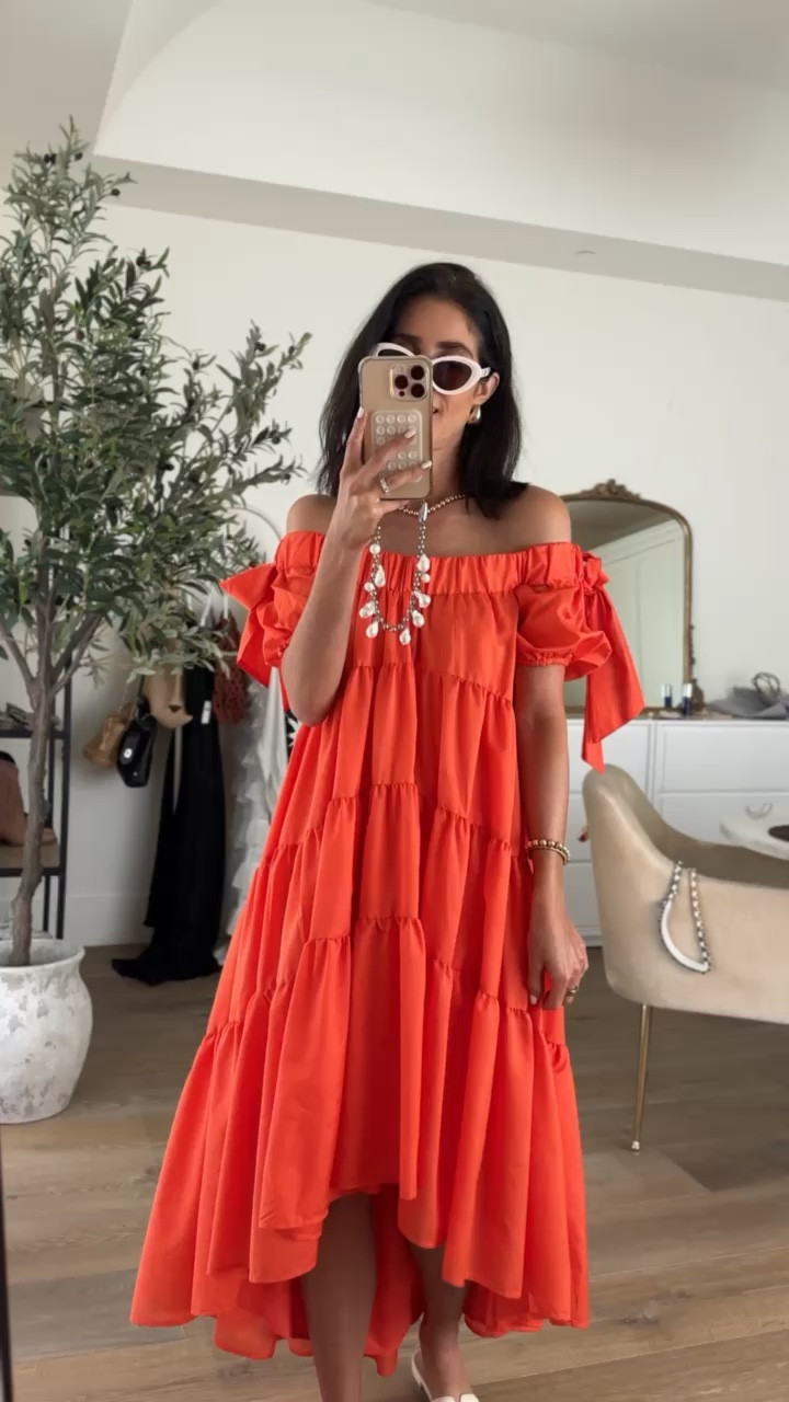 Loving the pop of color! I'm just shy of 5-7" and wearing the size XS. This dress would be perfect for a warm weather vacation or even guest of a wedding #StylinbyAylin #Aylin 

#LTKVideo #LTKStyleTip #LTKSeasonal