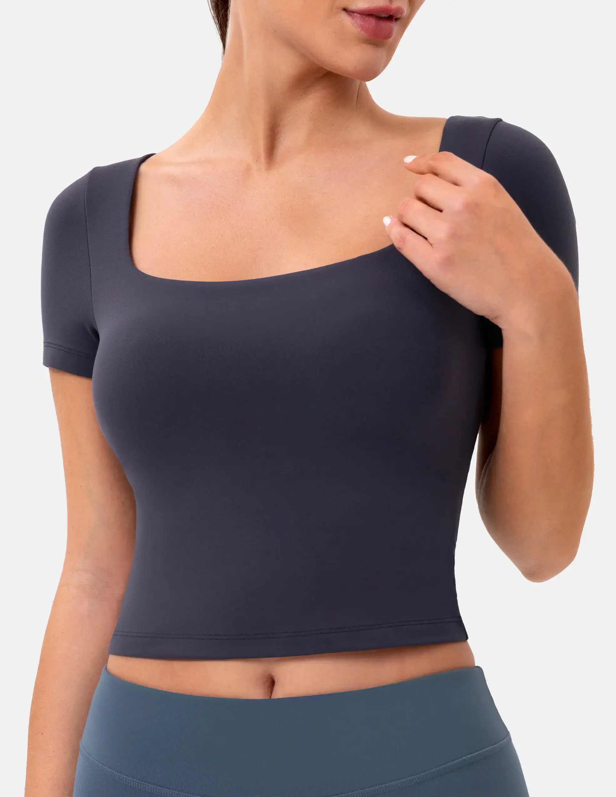 Women T-Shirt with Built-In Bra | Dreamlux Slim Fit Sleeve Shirt | Colorfulkoala Affiliate Program