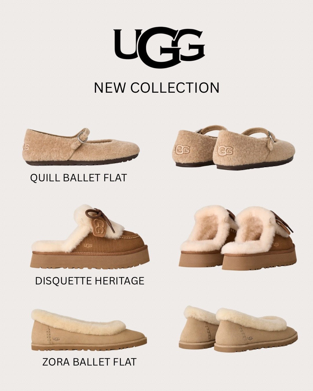 It’s officially cosy season 🤎 The perfect time to pick up a pair of Ugg ready for autumn, and there are so many good new-in styles to choose from.

The Quill Ballet Flats are perfect with jeans for everyday, I’m obsessed with the Disquette Heritage styled with leggings and cosy socks, and the Zoe Ballet Flats are everywhere right now — the ultimate cosy flat for autumn.

@uggineurope

#uggineurope #ugg #gifted