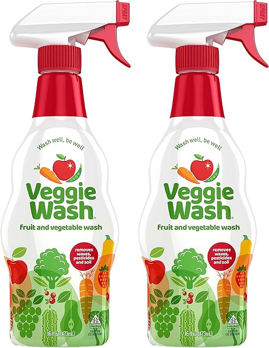 Veggie Wash Fruit & Vegetable Wash, Produce Wash and Cleaner, 16-Fluid Ounce, Pack of 2, Packagin... | Amazon (US)