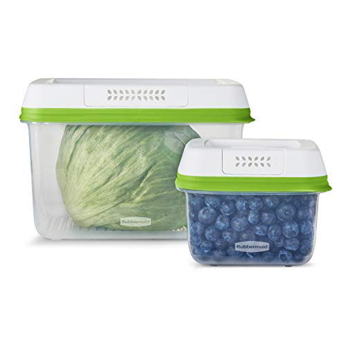 Rubbermaid® FreshWorks Produce Saver, Medium and Large Produce Storage Containers, 4 Piece Set | Amazon (US)