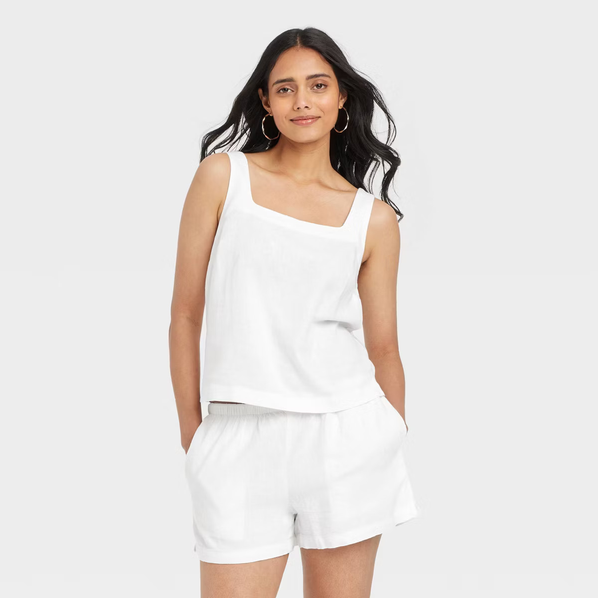 Women's Linen Tank Top - A New Day™ | Target