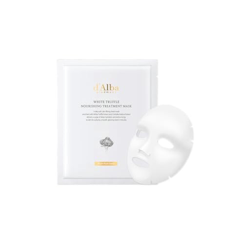 d'Alba | Italian weiß Truffle Nourishing Treatment Mask 5 Stück, pflegende Gesichtsmaske für die Nacht | Amazon (DE)