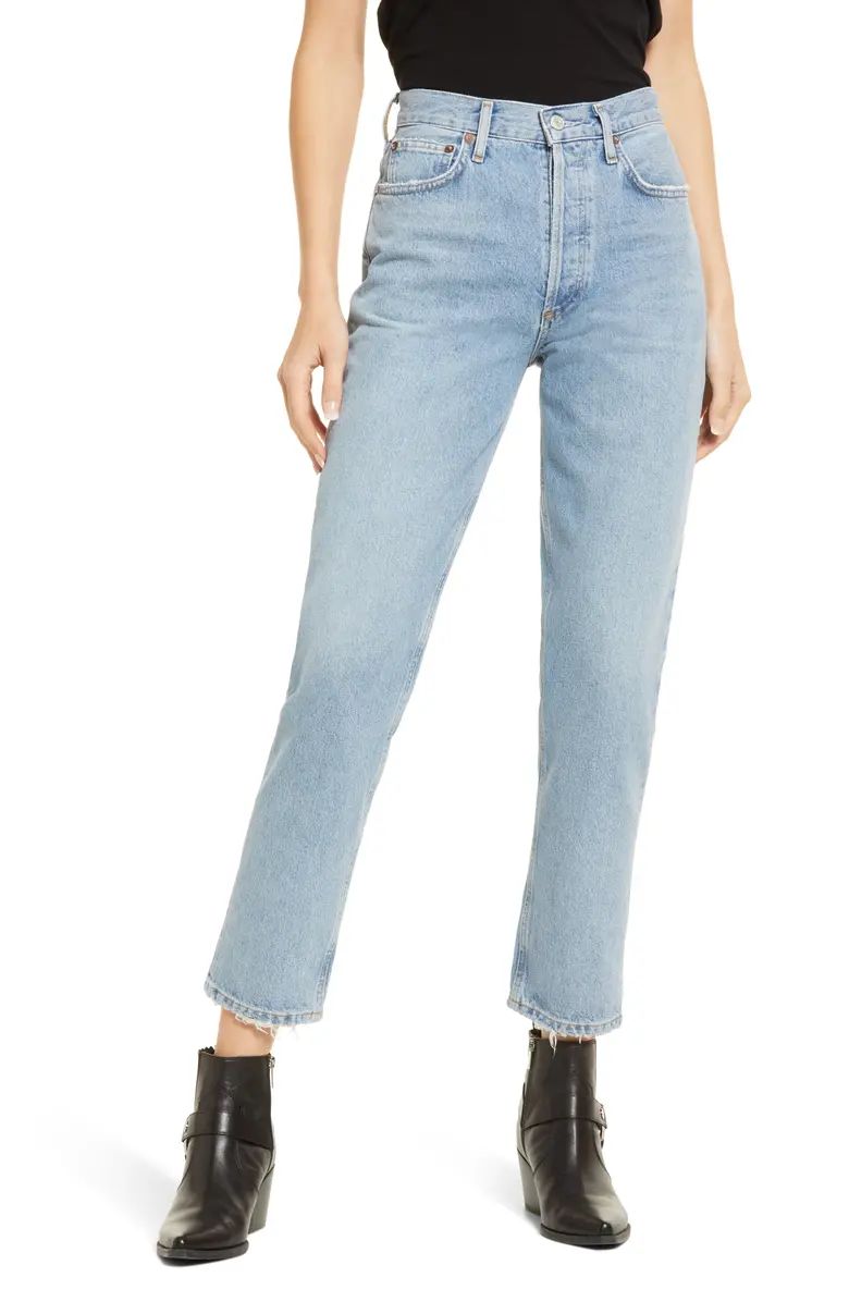 AGOLDE Fen High Waist Relaxed Tapered Organic Cotton Jeans | Nordstrom | Nordstrom