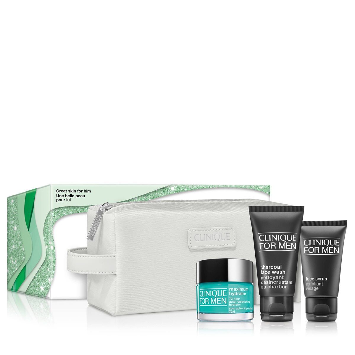 Clinique Great Skin For Him Skincare Gift Set - 2pc - Ulta Beauty | Target