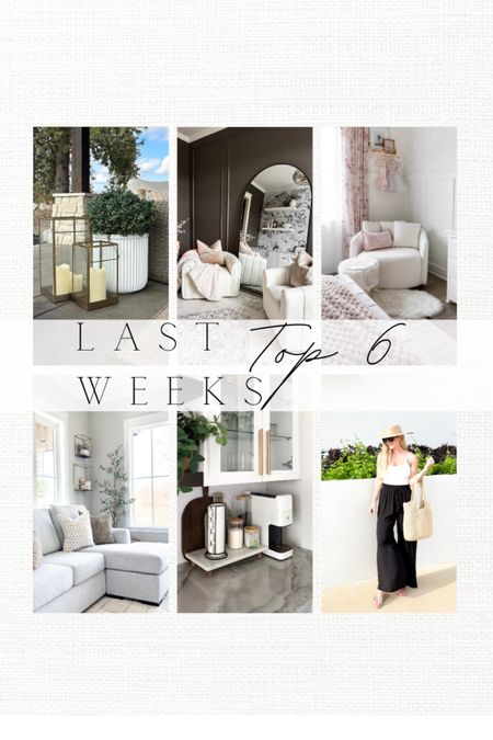 Last week's most loved finds!

Home  Home decor  Trending home  Vacation outfit  Outdoor decor  Coffee maker  Playroom  Accent furniture  Home office

#LTKstyletip #LTKhome