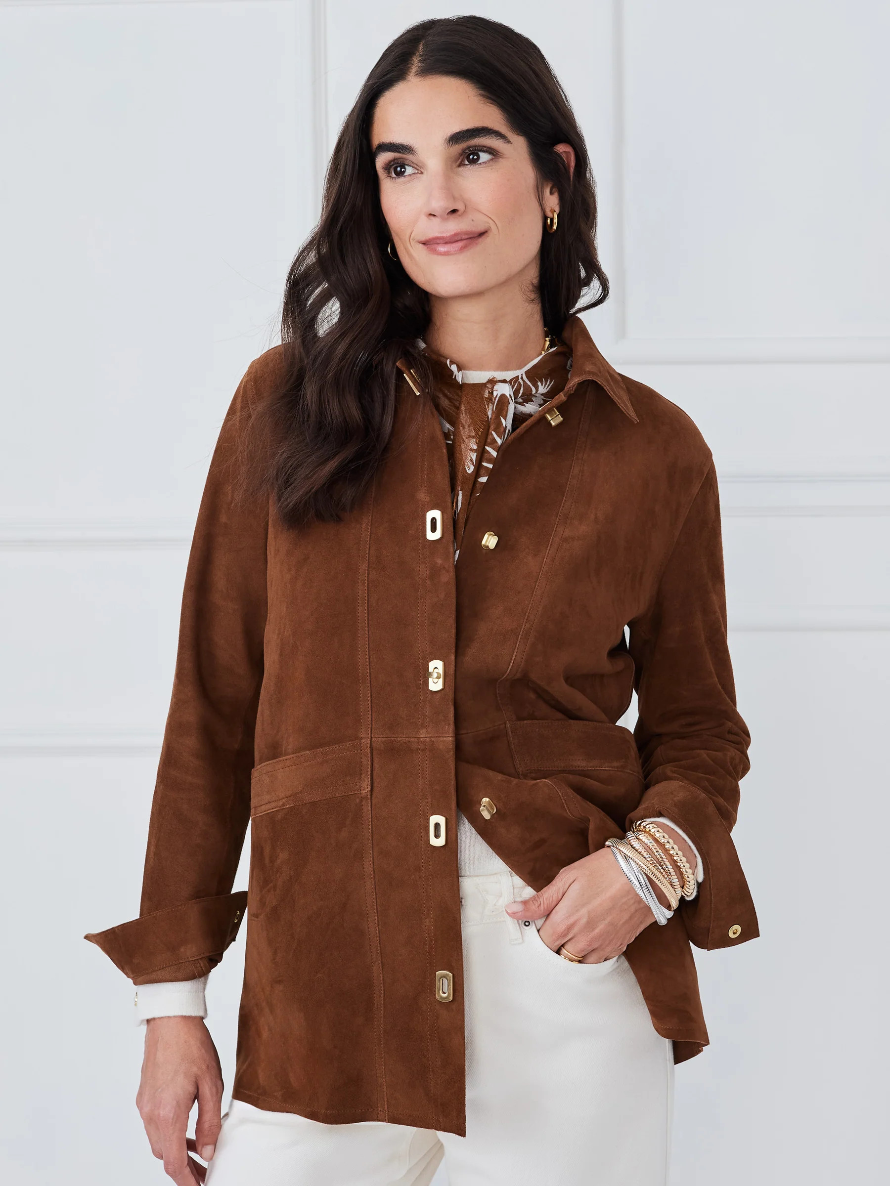 Kavya Suede Jacket | J.McLaughlin