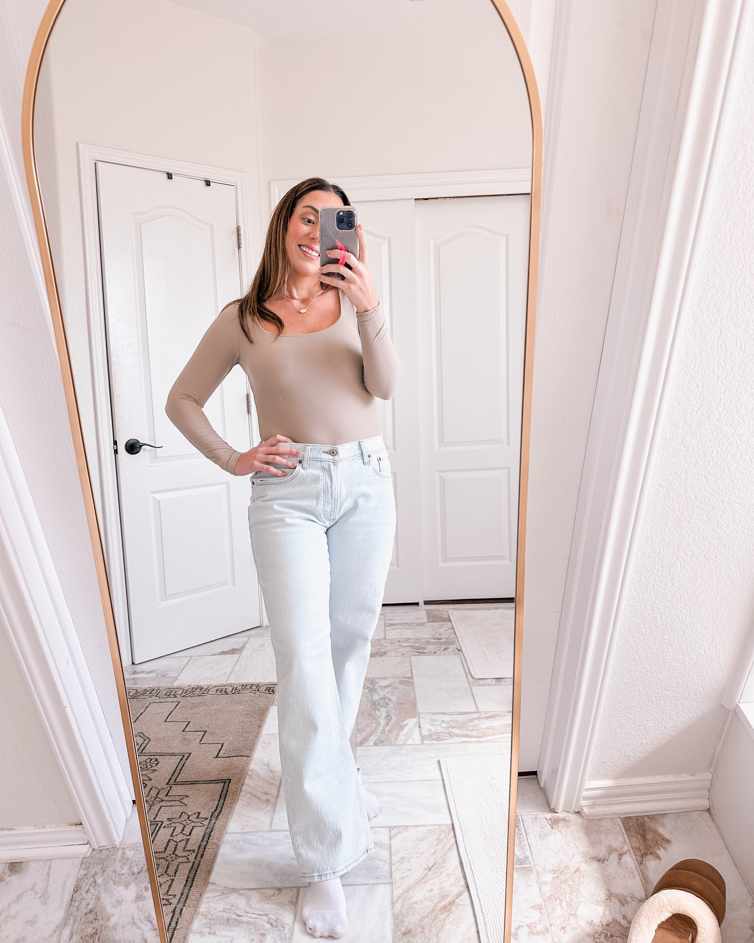 Love these seamless bodysuits by Abercrombie and these mid rise wide leg jeans are my new jam! 

#falloutfit #traveloutfit #neutraloutfit #LTKSale

Thanksgiving outfit; gift guide; fall outfits; autumn outfit; family photos; Holiday party outfit; holiday outfits; IrisElizabethh

#LTKCyberWeek #LTKSeasonal #LTKworkwear