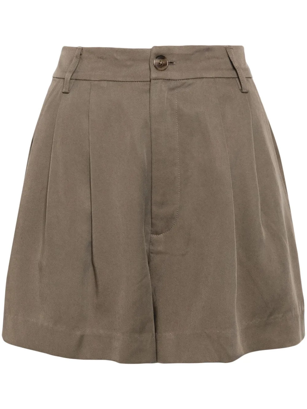 Reformation Mason pleat-detail Shorts - Farfetch | Farfetch Global