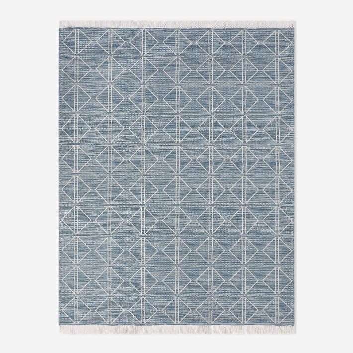 Reflected Diamonds Indoor/Outdoor Rug | West Elm (US)