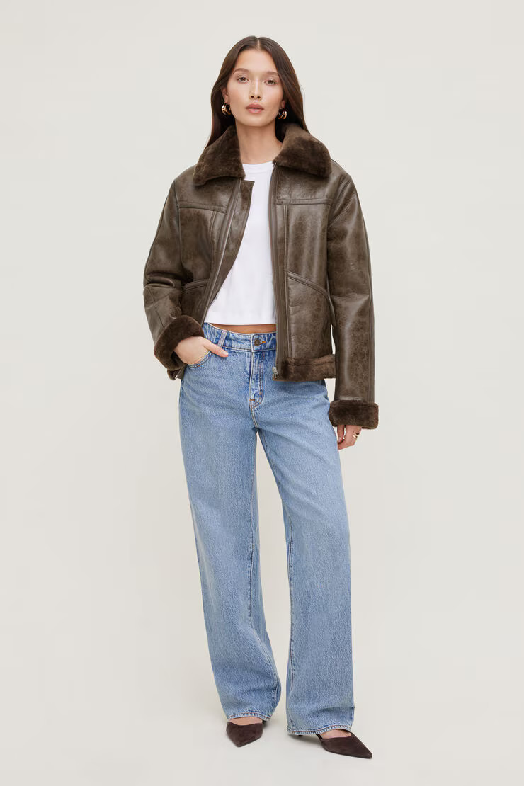 Mika Mid Rise Relaxed Straight Leg Jeans | Dynamite Clothing