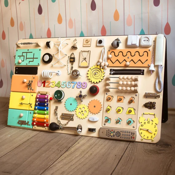 Montessori Busyboardcustom Busy Board for Babychristmas | Etsy | Etsy (US)