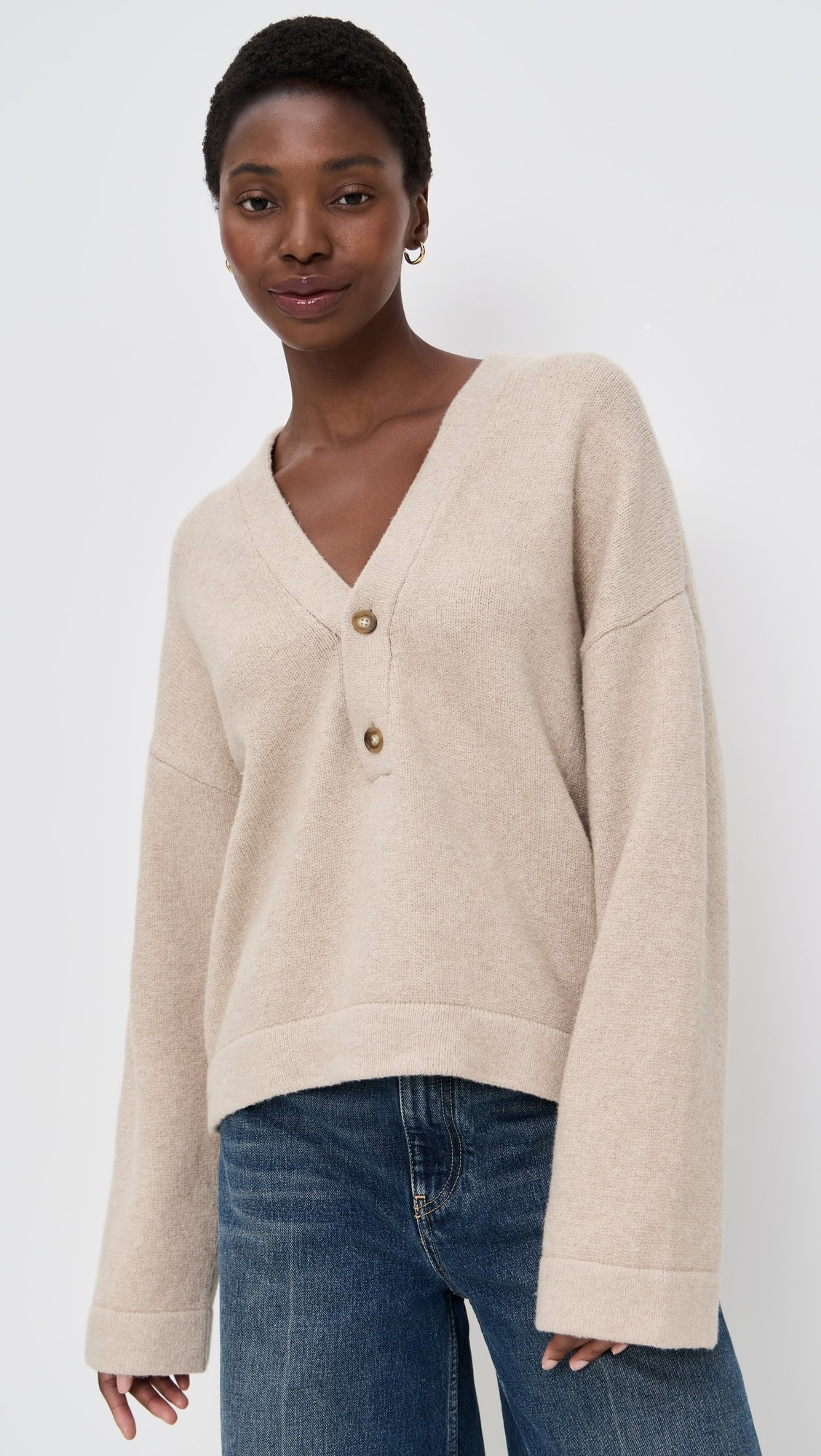 Jackson V Neck Popover | Shopbop