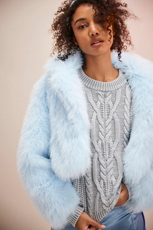 Paris Cropped Faux Fur Jacket | Free People (Global - UK&FR Excluded)