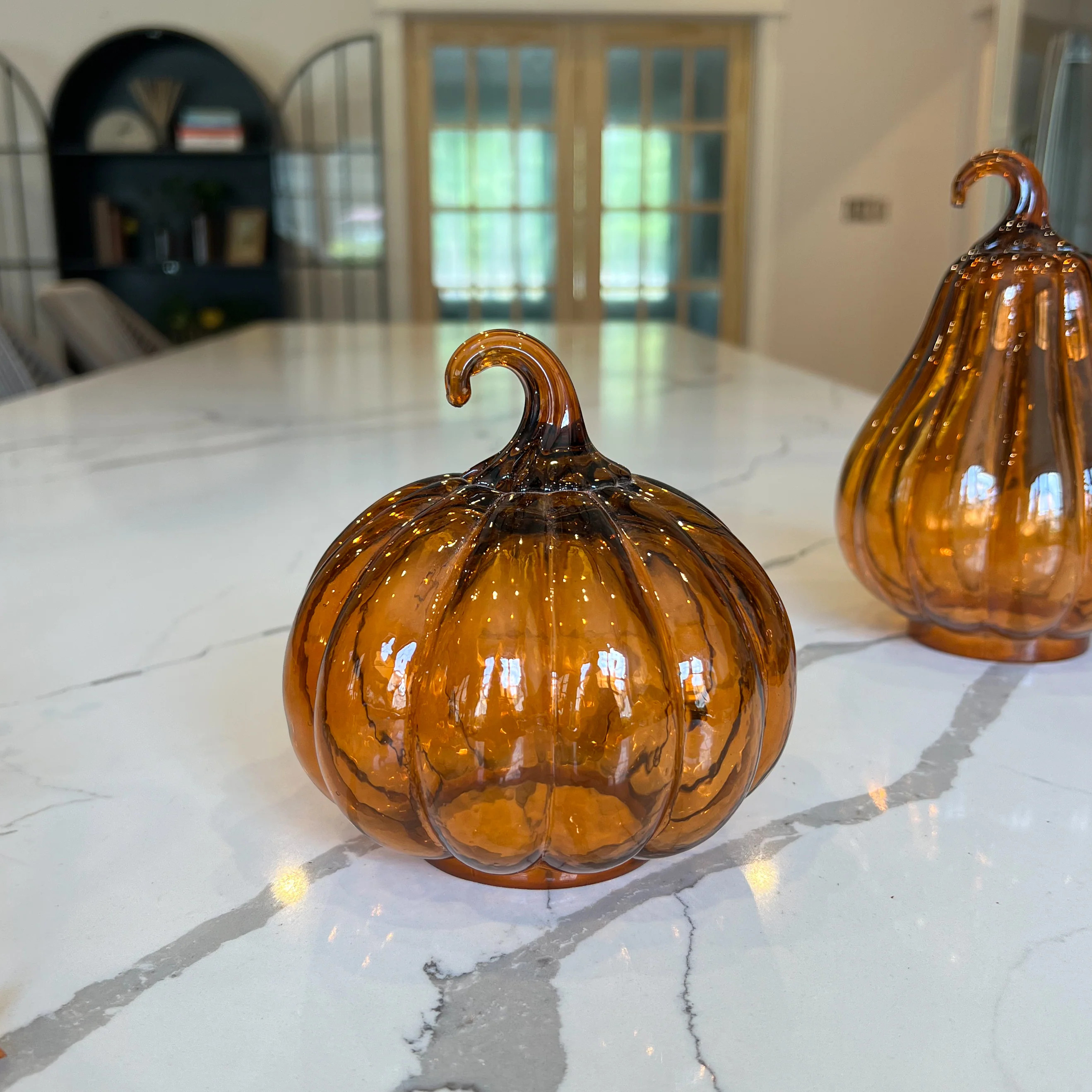 Glass Pumpkin Cloche | MJHome