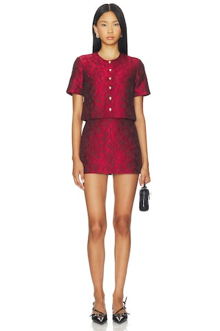 Amanda Uprichard x REVOLVE Braswell Top in Ruby from Revolve.com | Revolve Clothing (Global)