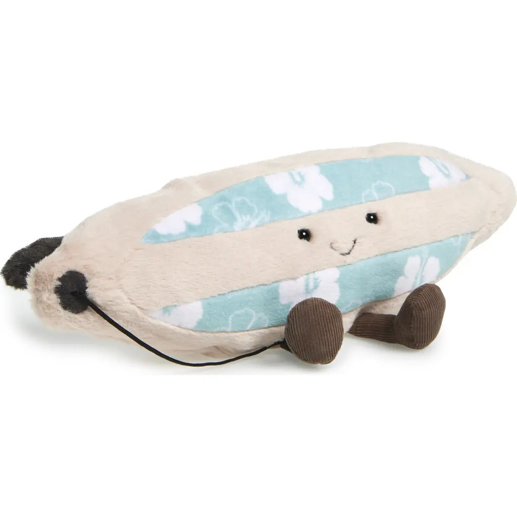 Jellycat Amuseables Sports Surfboard Plush Toy in Blue Multi at Nordstrom | Nordstrom