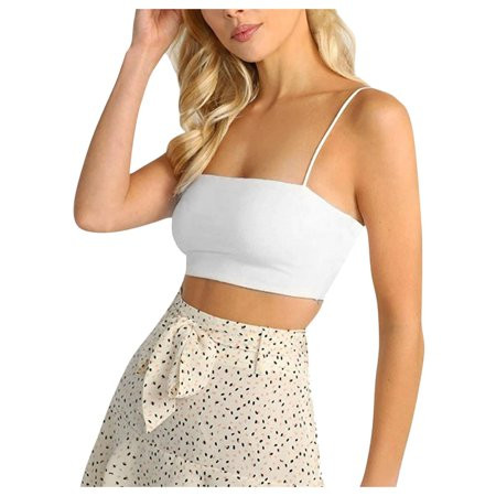 HSMQHJWE White Crop Tank Top Women Beaver Top Women Shirt Top For Women Cropped Street Causal Daily  | Walmart (US)