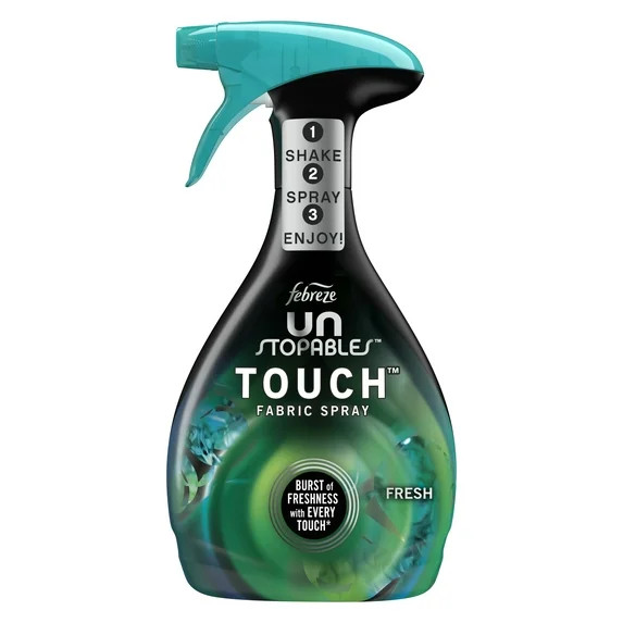 Febreze Fabric Spray Air Freshener, Odor-Fighting Fabric Refresher, Unstopables Fresh, 27 oz | Walmart (US)