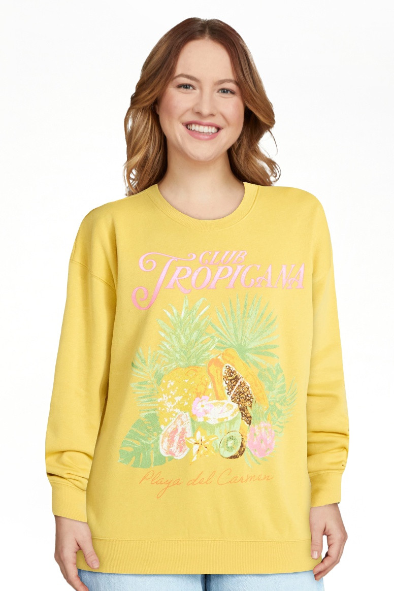 No Boundaries Graphic Crewneck Sweatshirt, Women's and Women's Plus Sizes XXS-4X | Walmart (US)
