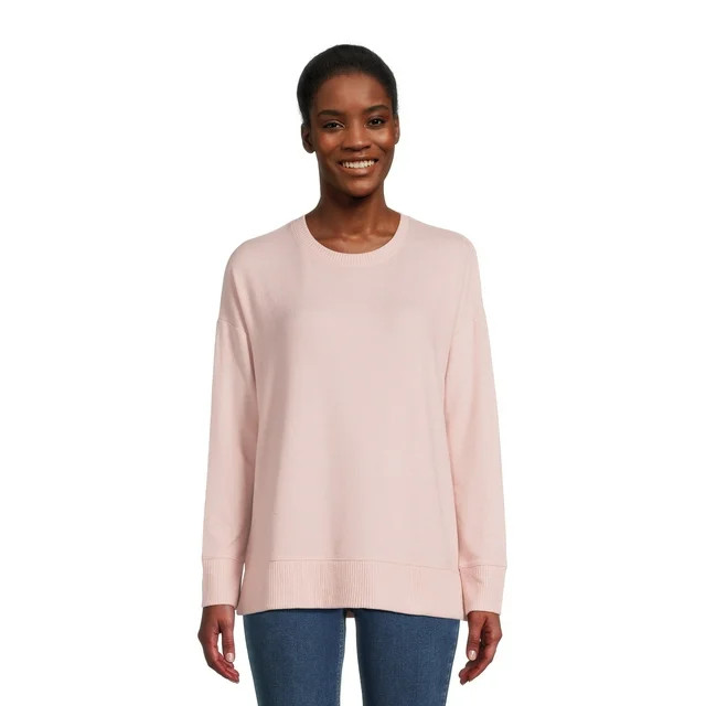 Time and Tru Women's LS Hacci Pullover, Sizes XS-XXXL | Walmart (US)