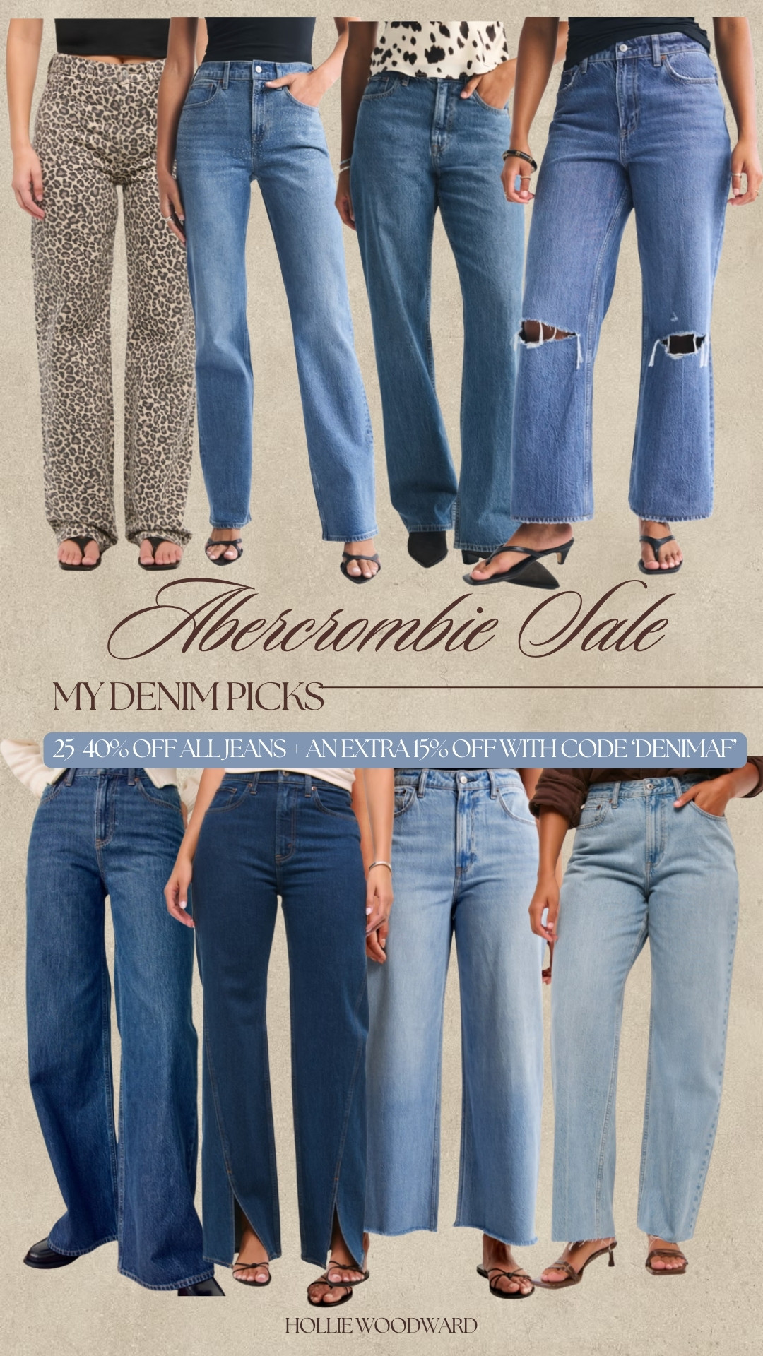 abercrombie denim sale picks!

up to 40% off + an extra 15% off with code DENIMAF

@abercrombie 

 #abercrombiepartner 

#LTKSaleAlert
