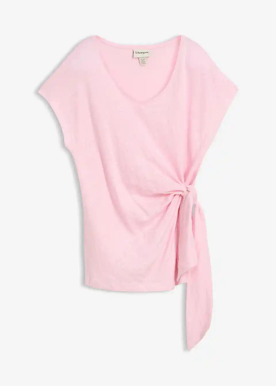 Wickelshirt aus reinem Leinen | Bonprix DE