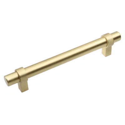 Euro 5.3" Center Bar Pull Multipack GlideRite Hardware Finish: Satin Gold | Wayfair North America