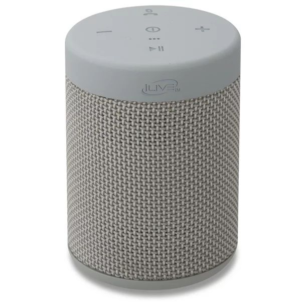 iLive ISBW108 Waterproof Fabric Wireless Bluetooth Speaker - Gray - Walmart.com | Walmart (US)