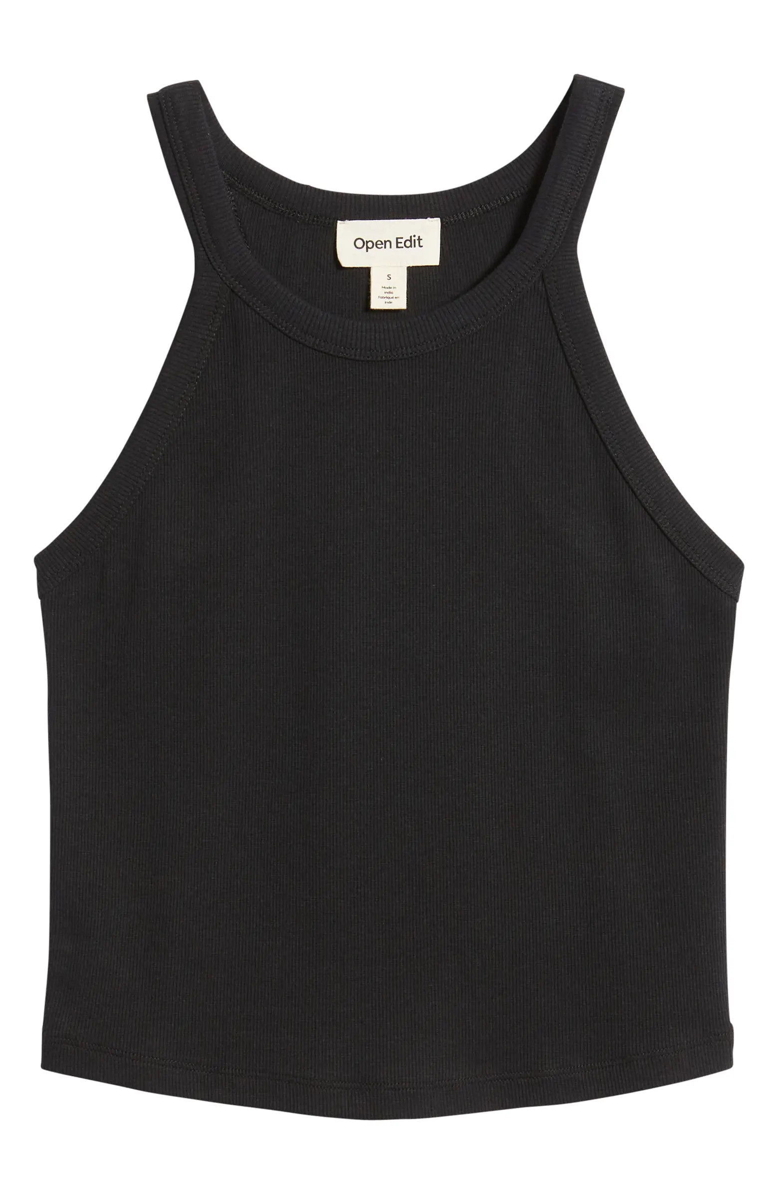 Ribbed Crop Racerback Tank | Nordstrom