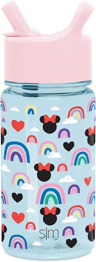 Simple Modern Disney 16oz Summit Kids Tritan Water Bottle with Straw Lid for Toddler - Dishwasher... | Amazon (US)