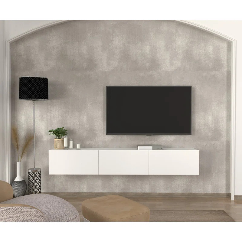 Gloriann 70.87'' W Floating TV Stand Storage Credenza | Wayfair North America