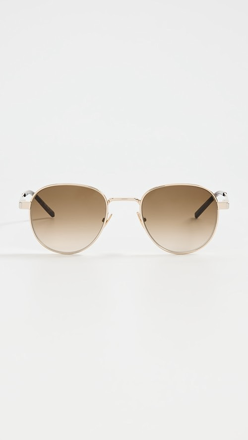 Saint Laurent SL 555 Panthos Metal Sunglasses | SHOPBOP | Shopbop