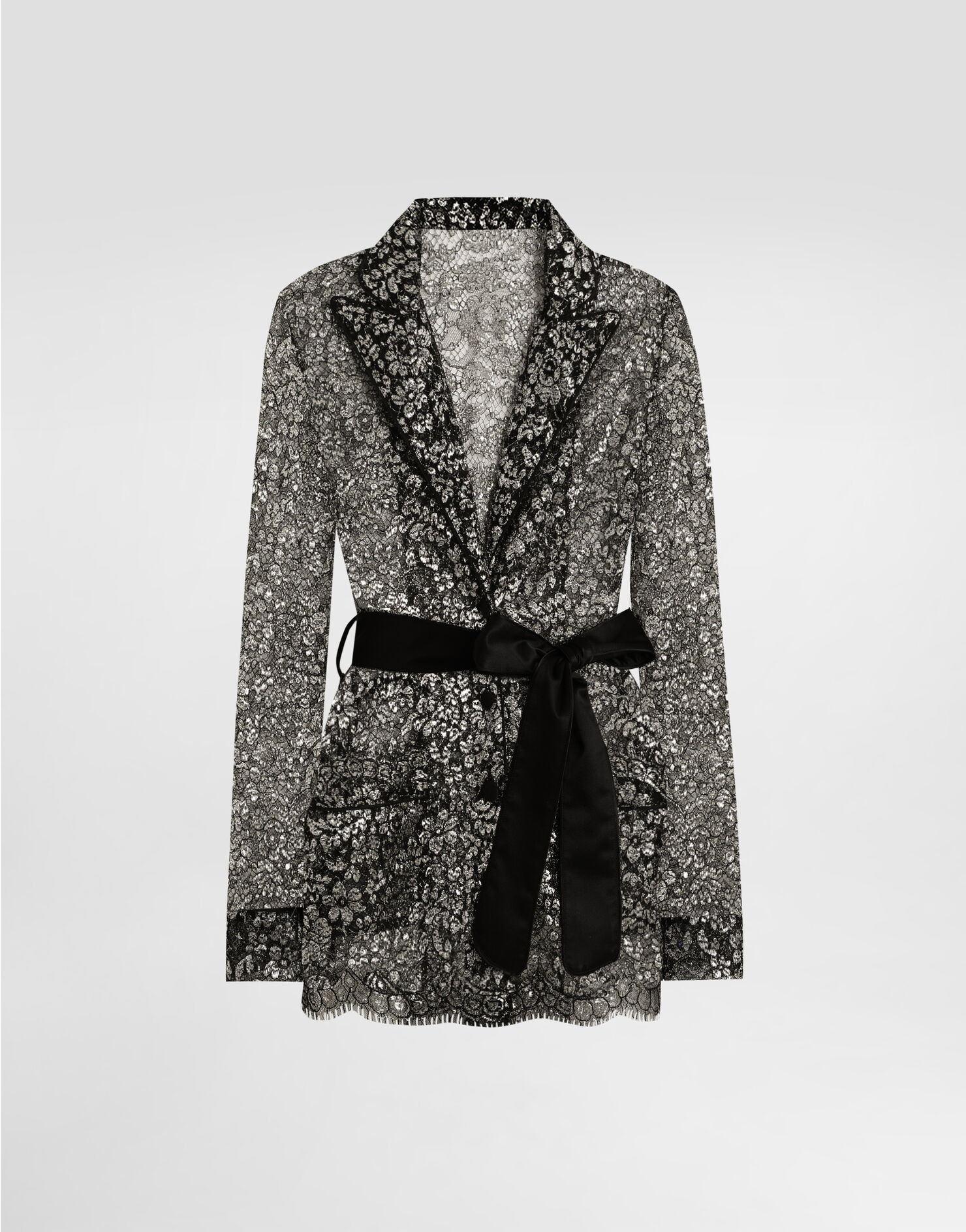 Lame lace vanity shirt | Dolce & Gabbana US