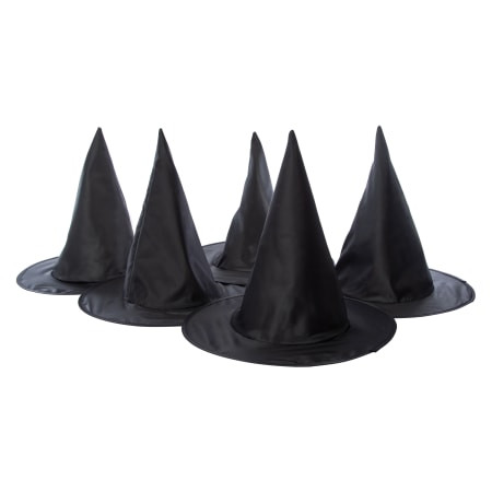 Halloween Witch Hats 5-Count | Five Below