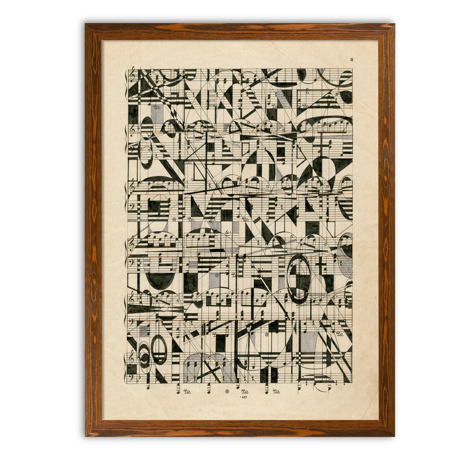 Graphic Notes by Paul Cezanne - Picture Frame Painting Print | Wayfair North America