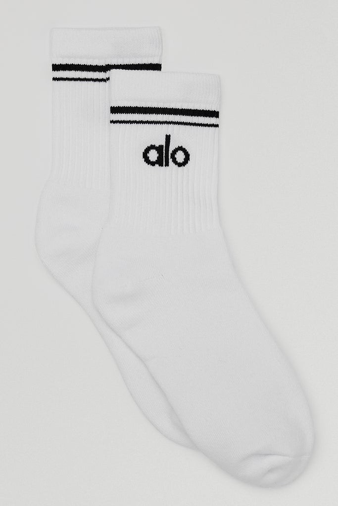 Unisex Half-Crew Throwback Sock | Alo Yoga (US)